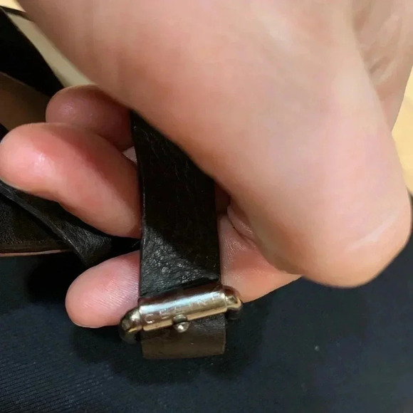 Vintage Celine brown strappy heels size 37 1/2 (6.5-7~US) - Picture 4 of 11